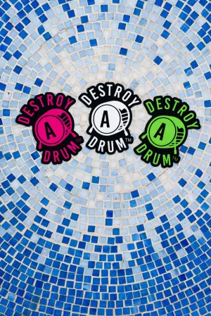 3 Pack Special Destroy A Drum Large Decals