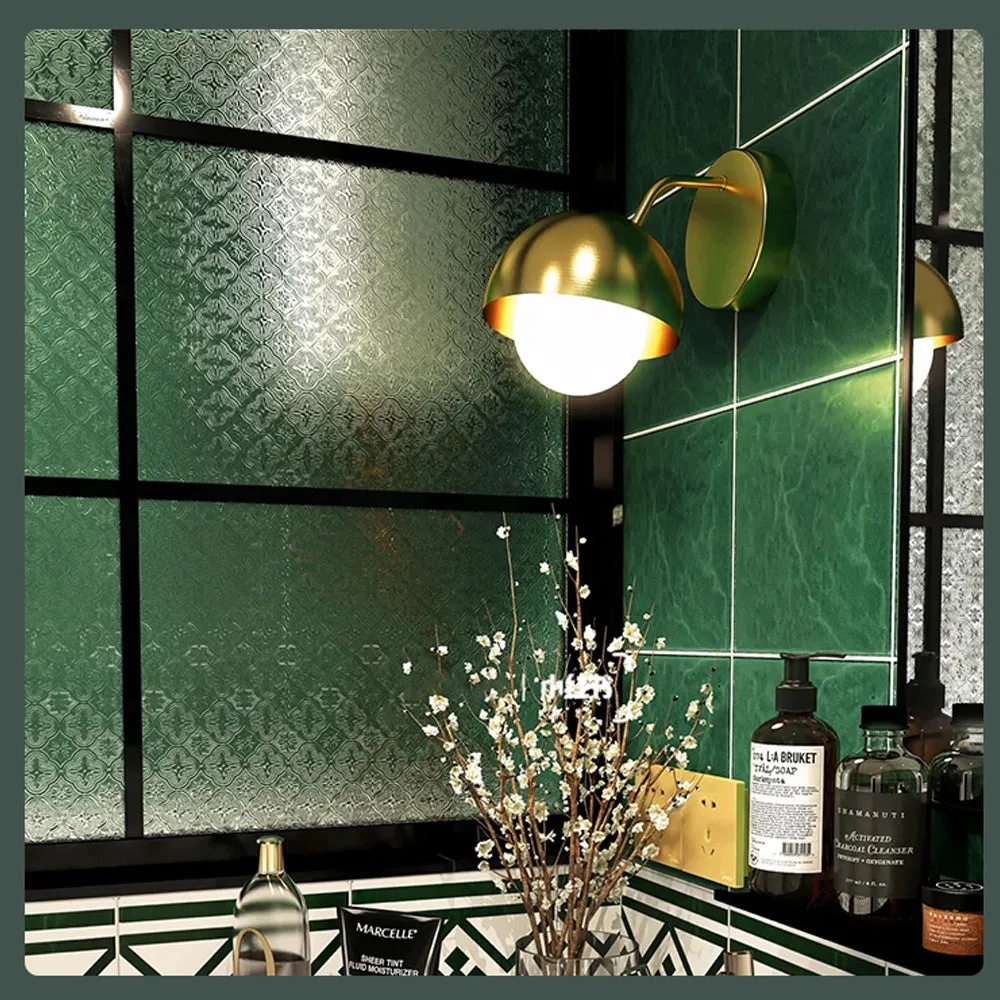 3M Privacy Glass Film Sticker | Static Cling Window Decals Glass Film (Begonia, 40300cm)