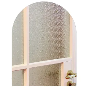 3M Privacy Glass Film Sticker | Static Cling Window Decals Glass Film (Begonia, 60300cm)