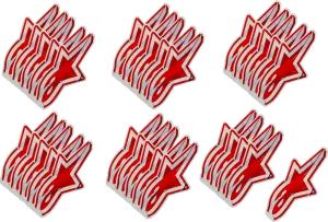 ALPINESTARS Sticky Decal - 5" - 30 Pack 1012-940240030O