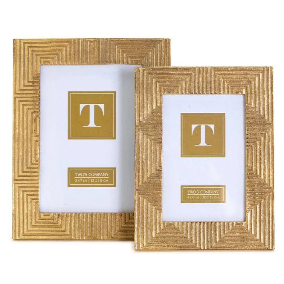 Art Deco Golden Photo Frames