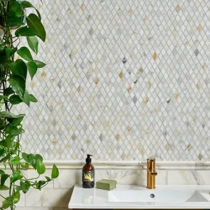 Ca'Pietra Palazzo Oro Marble Diamond Mosaic