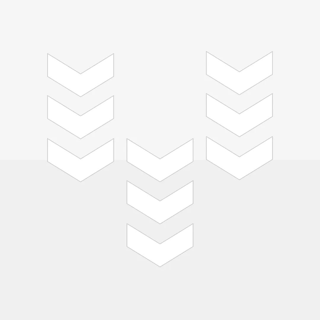 Chevron Pattern - White