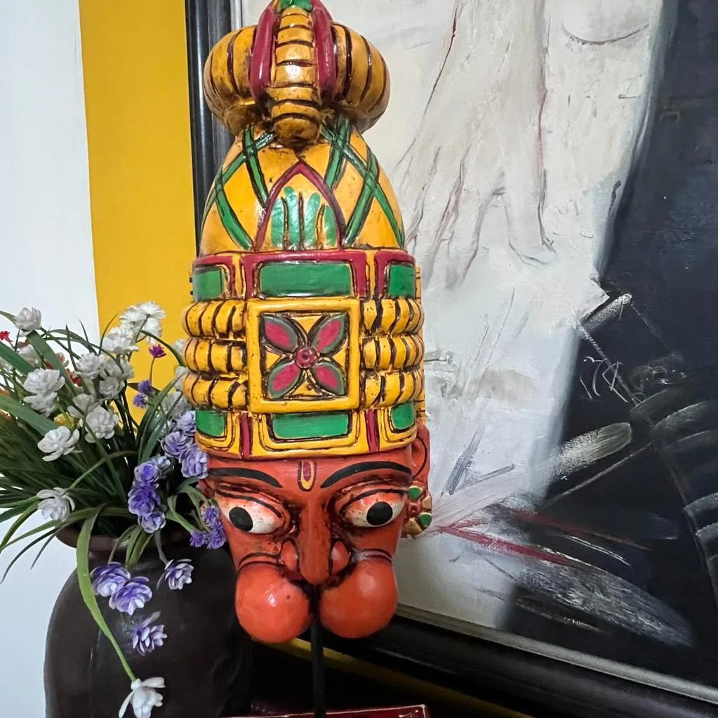 Handpainted Hanuman Head