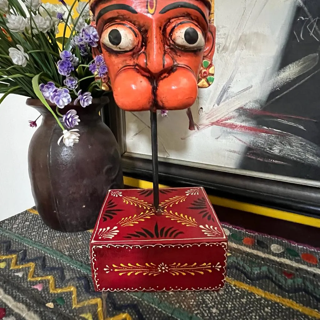 Handpainted Hanuman Head