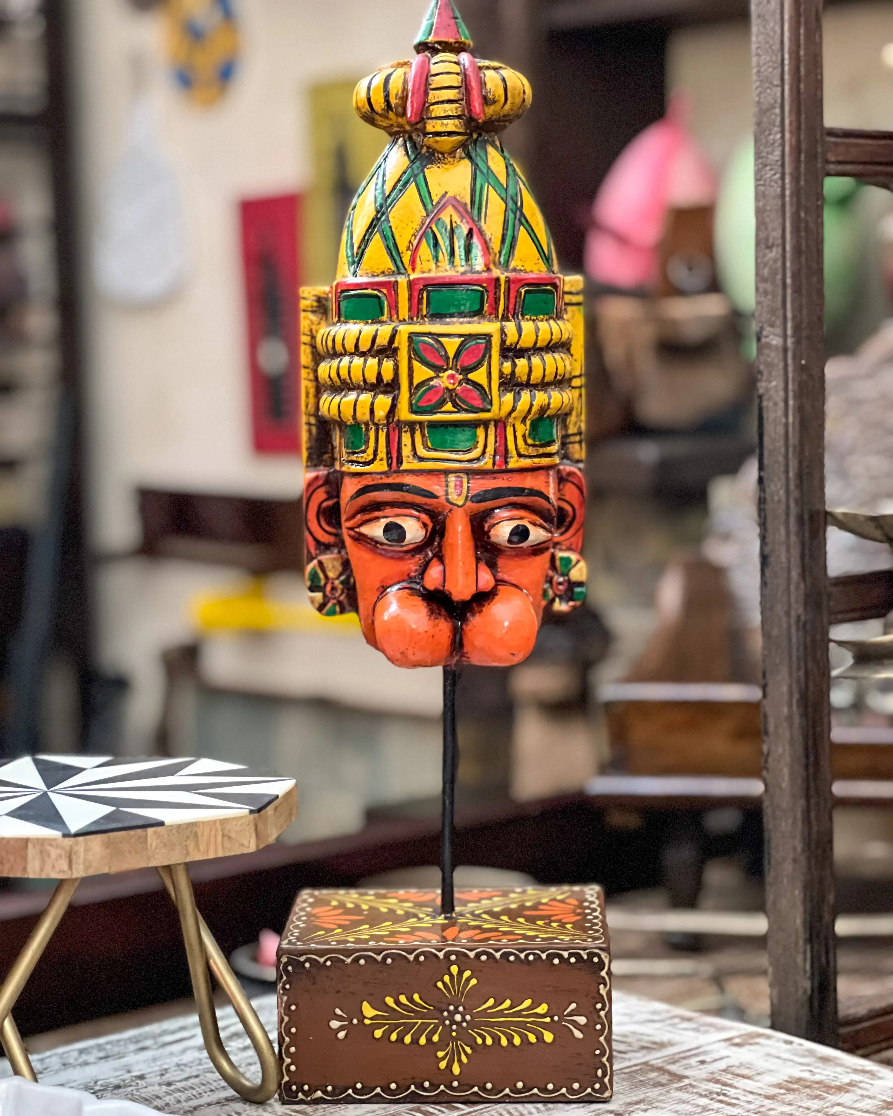 Handpainted Hanuman Head
