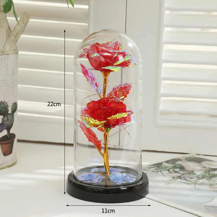 K الذهب الزخرفية روز . Valentine's Day Gift Custom