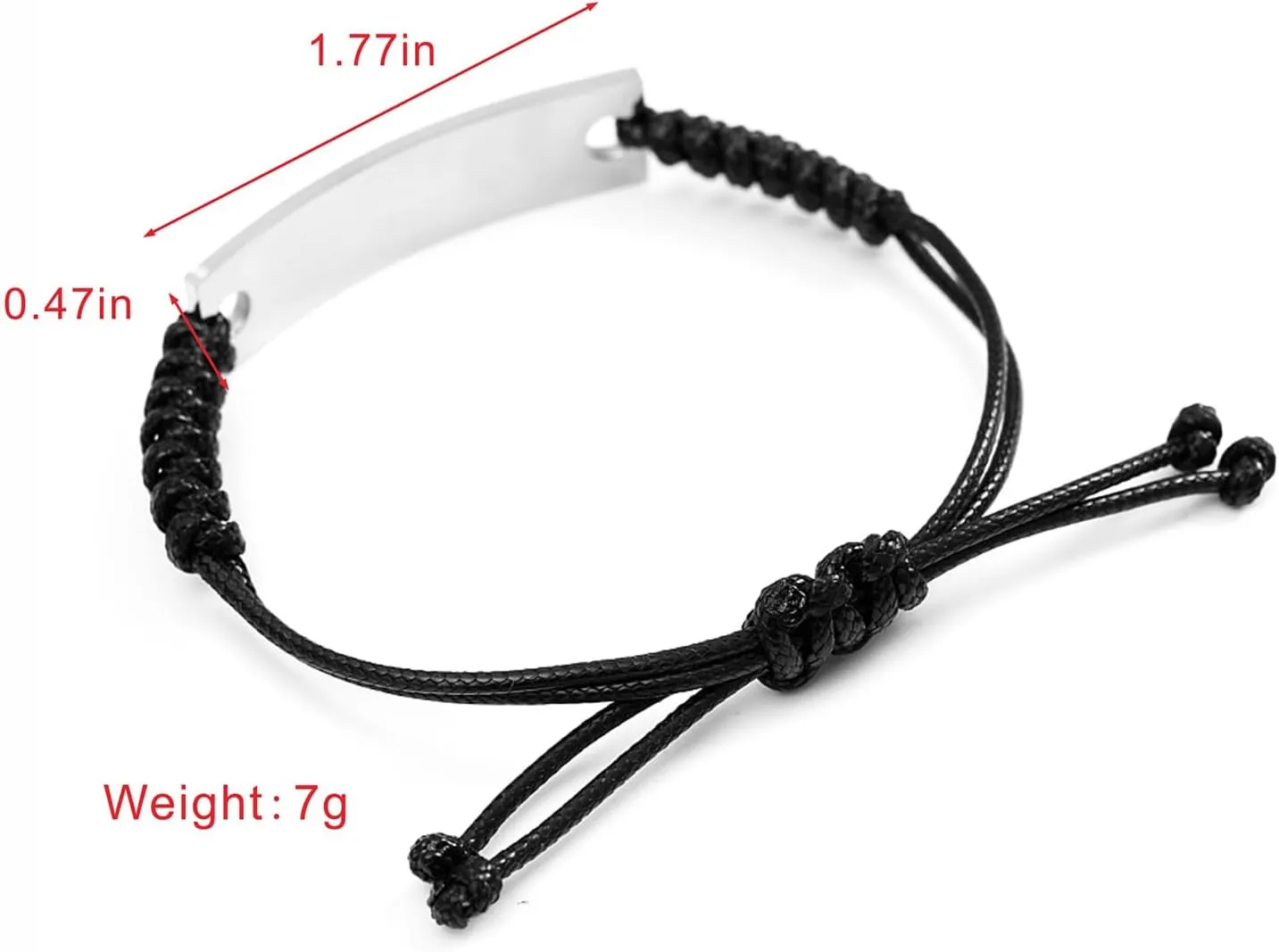Kisseason Stainless Steel Best Family Ever Bracelet for Men Women Mantra Jewelry
