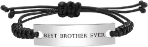 Kisseason Stainless Steel Best Family Ever Bracelet for Men Women Mantra Jewelry