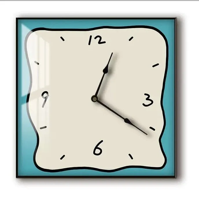 Korean Graffiti Cartoon Art Wall Clock