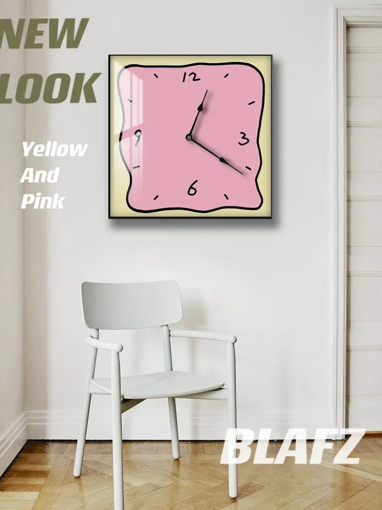 Korean Graffiti Cartoon Art Wall Clock