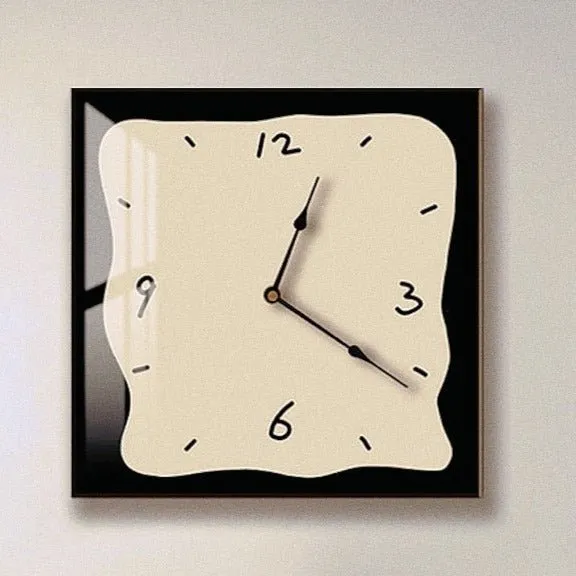 Korean Graffiti Cartoon Art Wall Clock