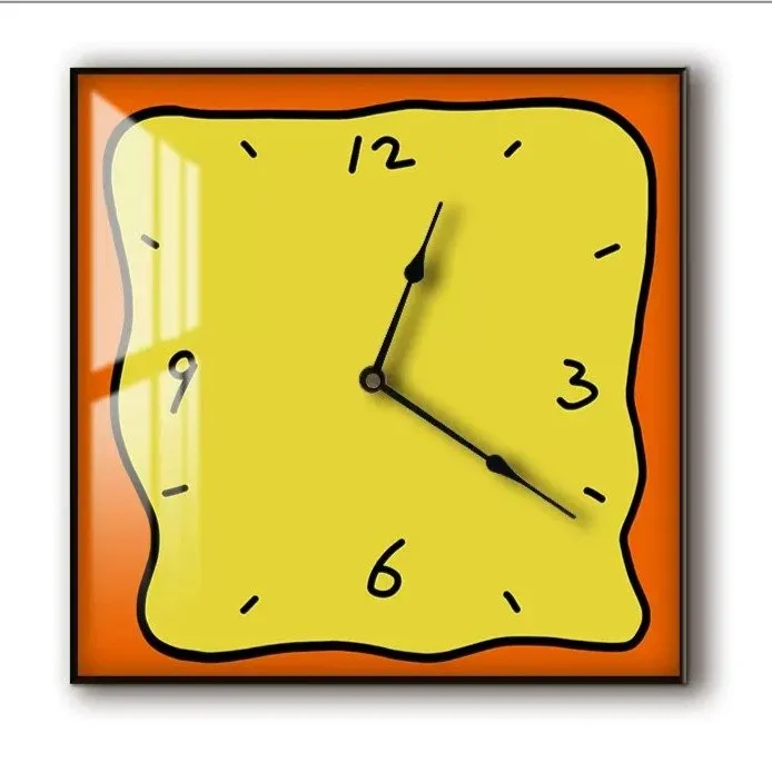 Korean Graffiti Cartoon Art Wall Clock