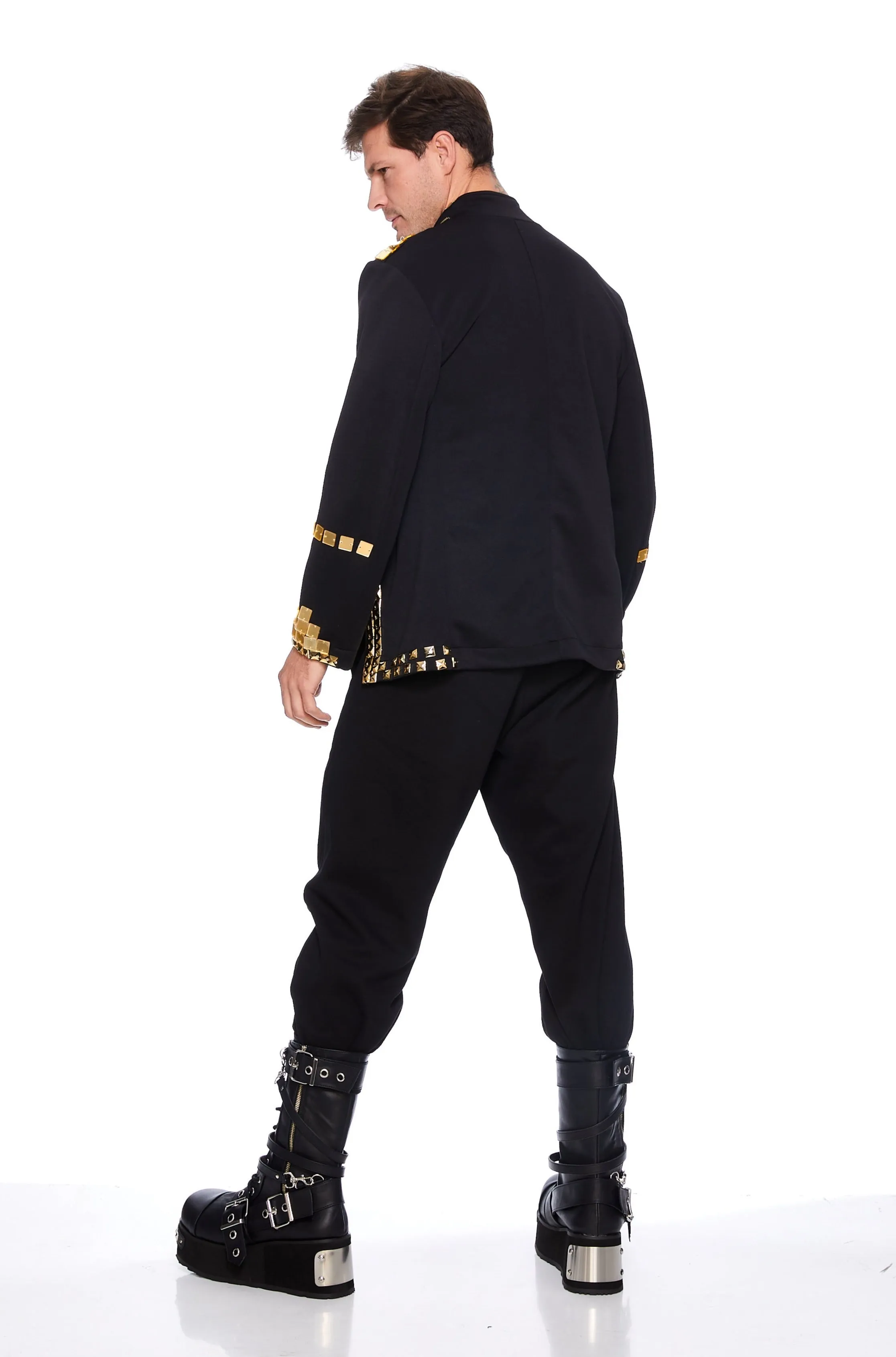 Light My Fire Black and Gold Mirrored Jacket