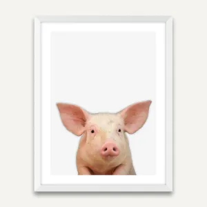 Little Piggy - Minimalist Framed Wall Art