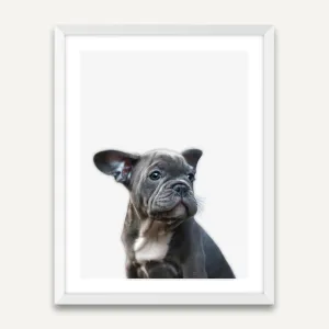 Little Puppy - Minimalist Framed Wall Art