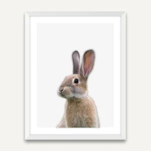 Little Rabbit - Minimalist Framed Wall Art