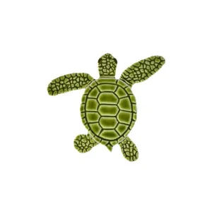 Loggerhead Turtle A Mini - 4" Green - Pool Mosaic