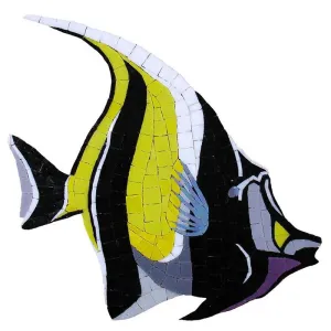 Moorish Idol - Pool Mosaic