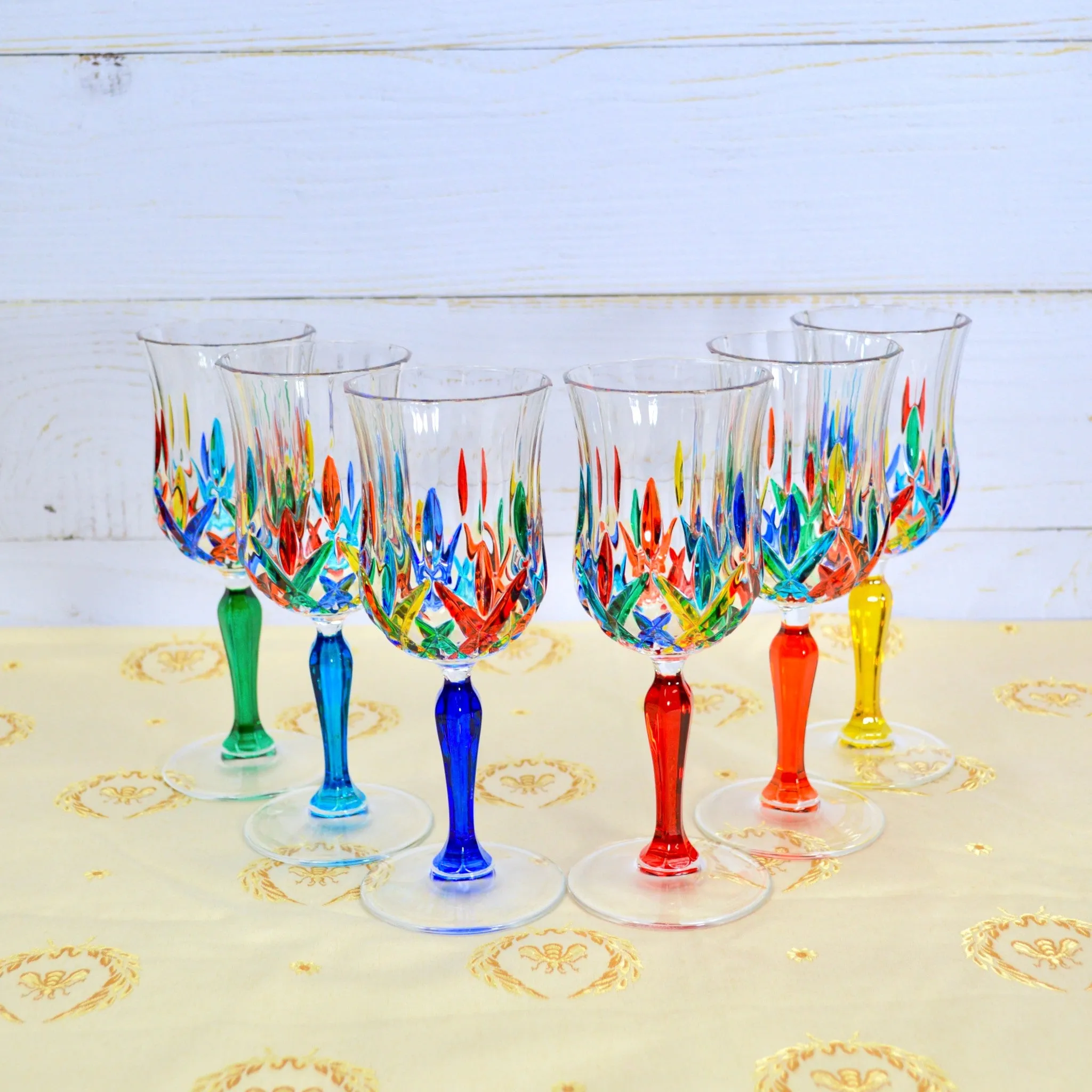 Opera Wine Drinking Glasses, Set of 2, Crafted In italy