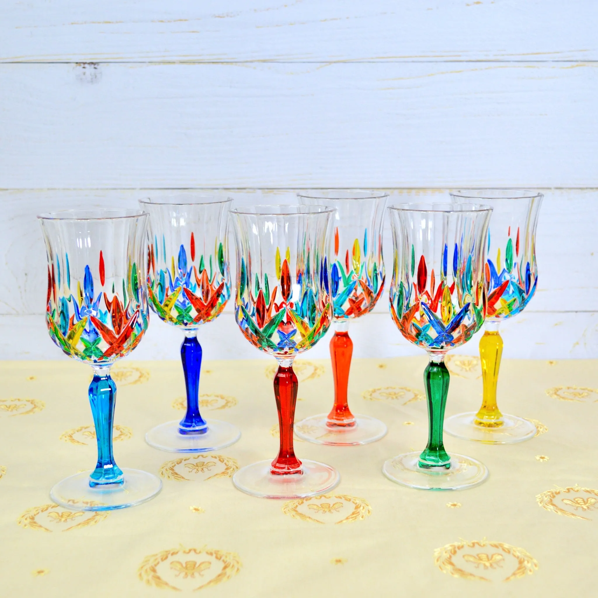 Opera Wine Drinking Glasses, Set of 2, Crafted In italy