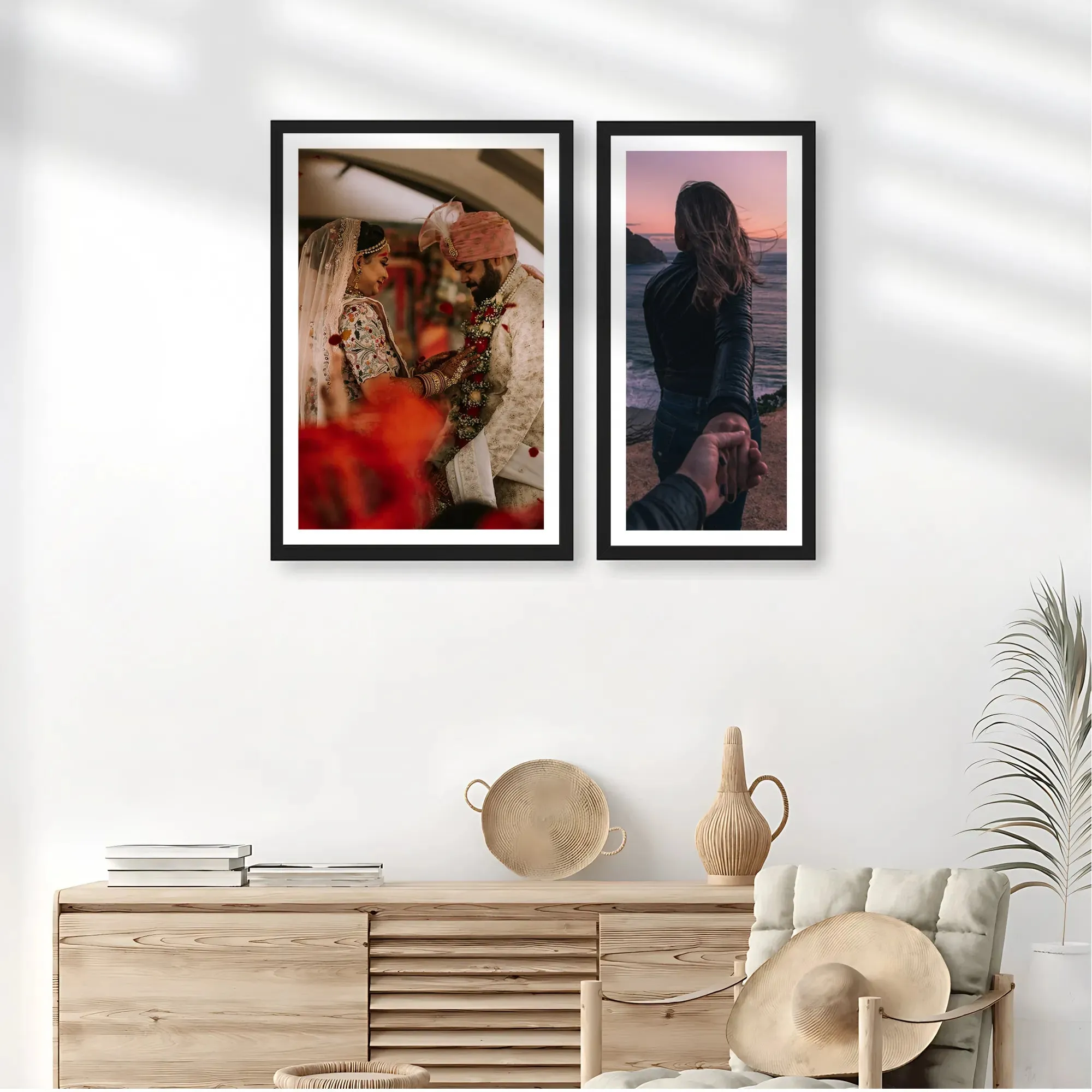 Personalized Two Photo Prints Set