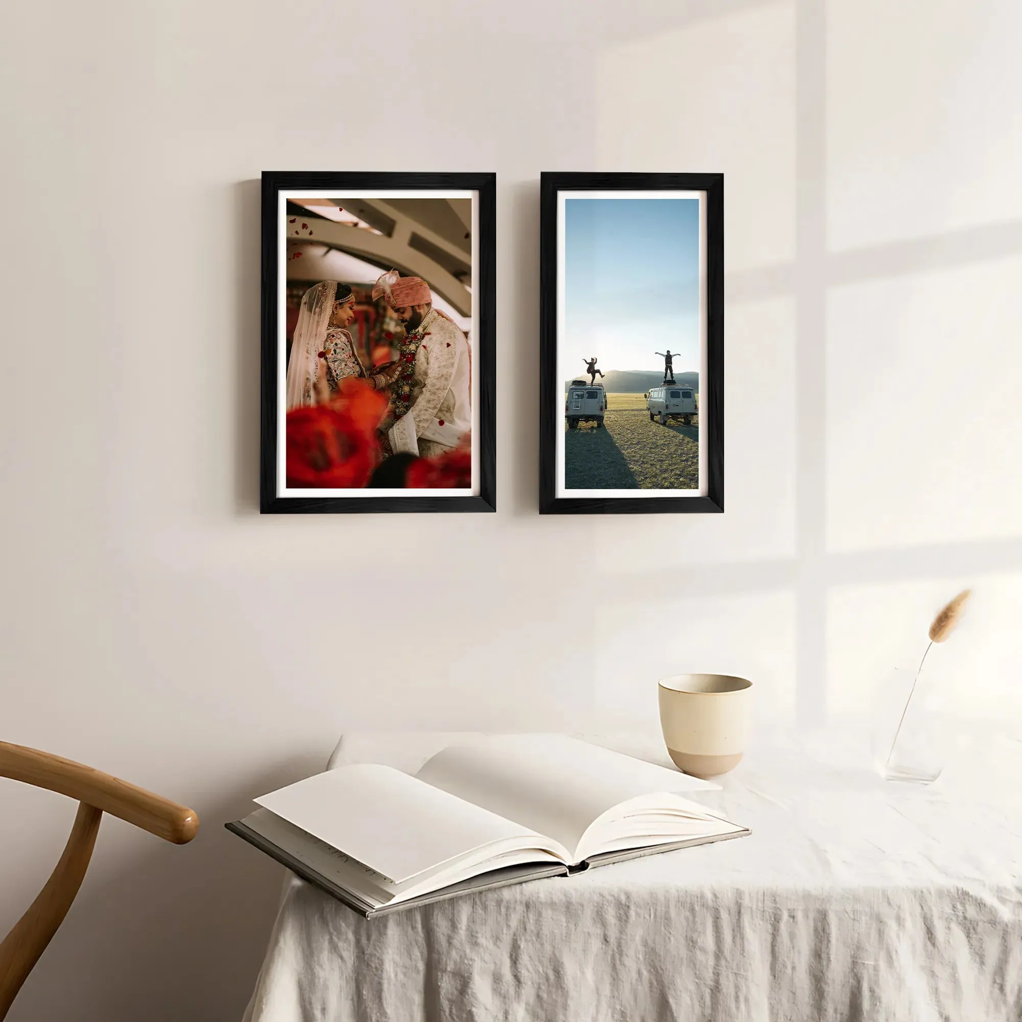 Personalized Two Photo Prints Set