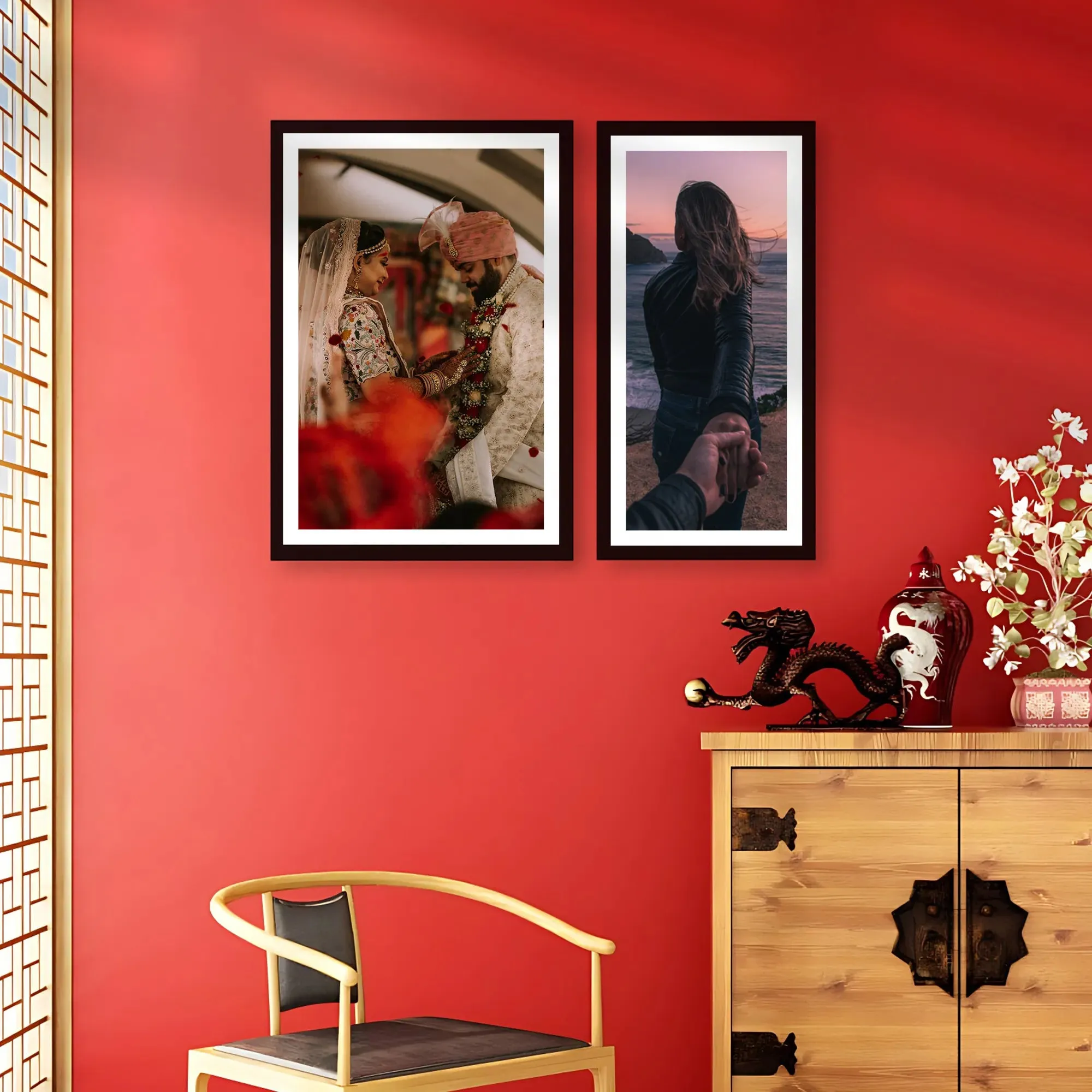 Personalized Two Photo Prints Set