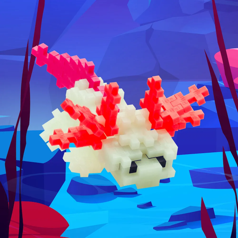 Plus-Plus 70-Piece Tube | Axolotl