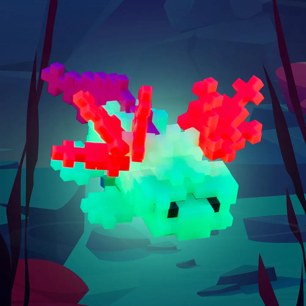 Plus-Plus 70-Piece Tube | Axolotl