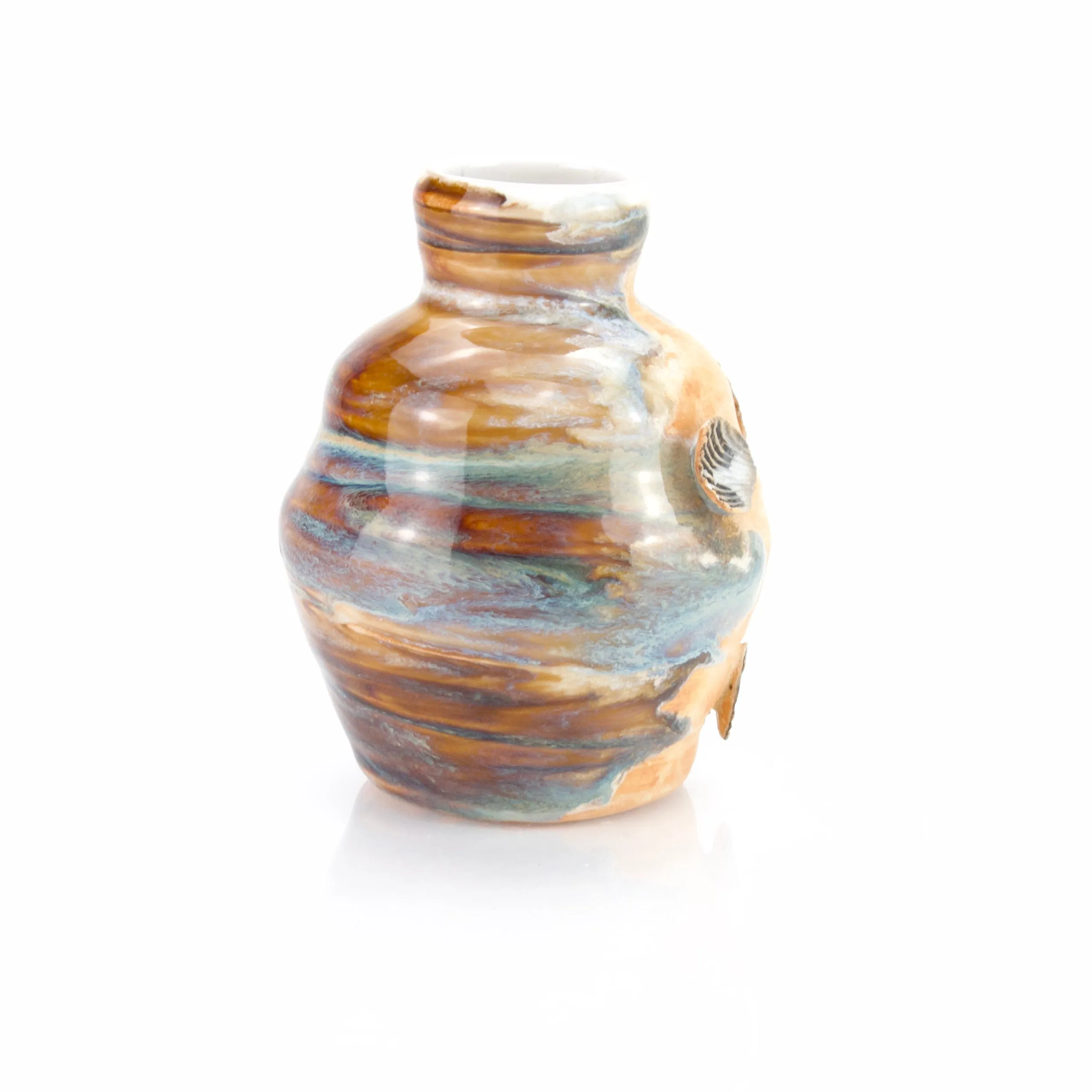 Sea Shell Vase - Oyster Pearl