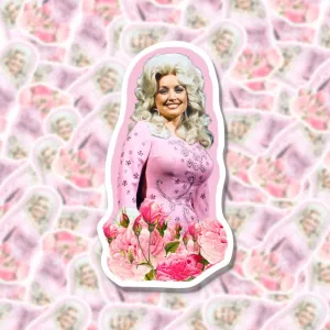 Sticker - Dolly Parton - 3.5 x 1.9in