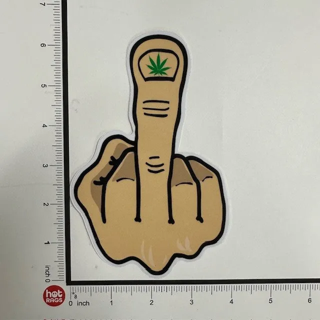 Sticker - Middle Finger Leaf
