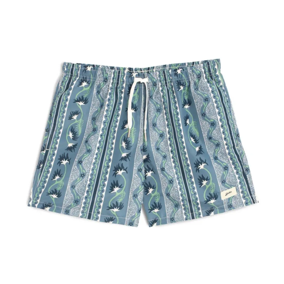 Swim Trunks (Lake Botanical Stripe)