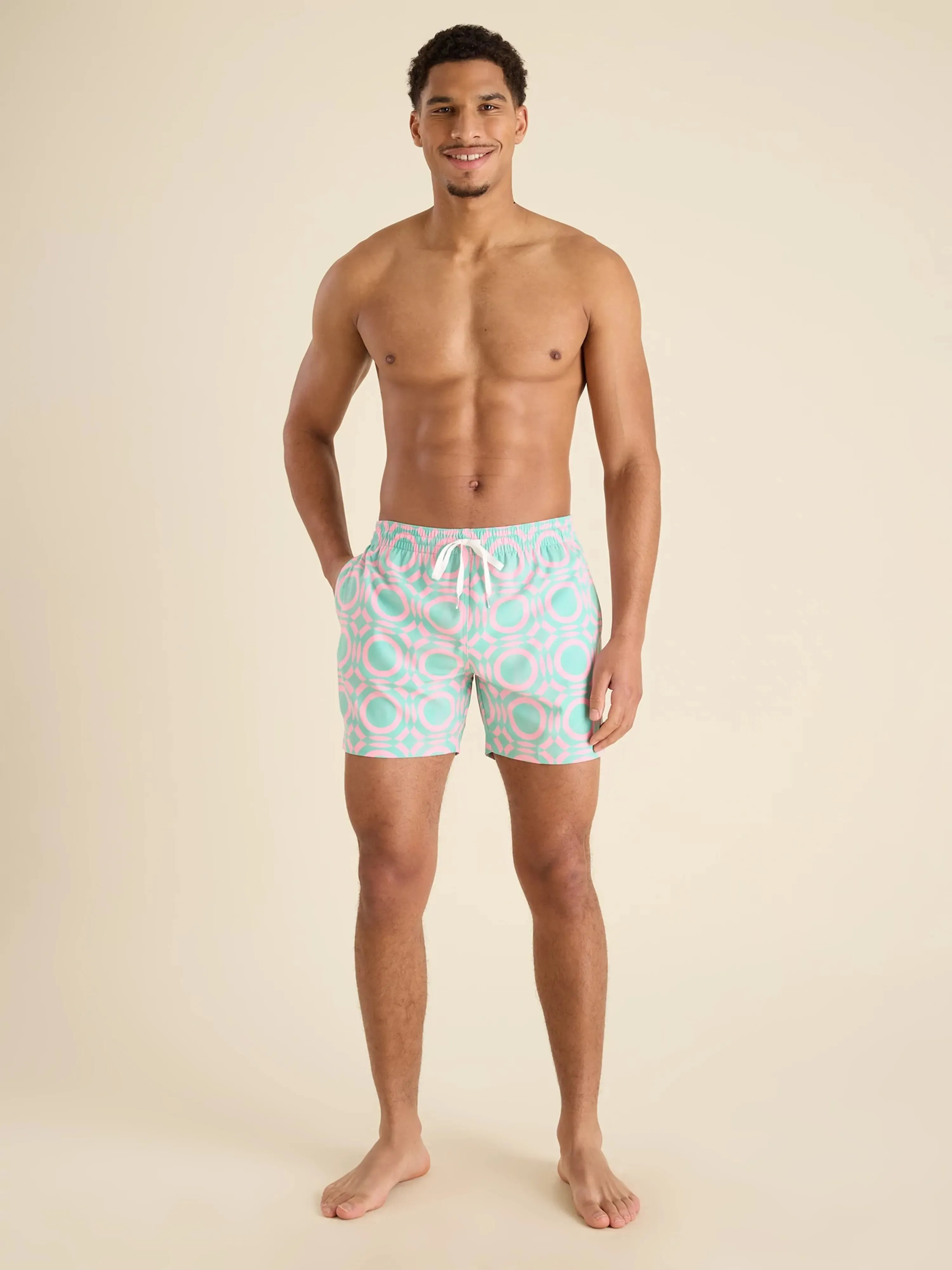 The Mosaics 5.5" (Classic Lined Swim Trunk)