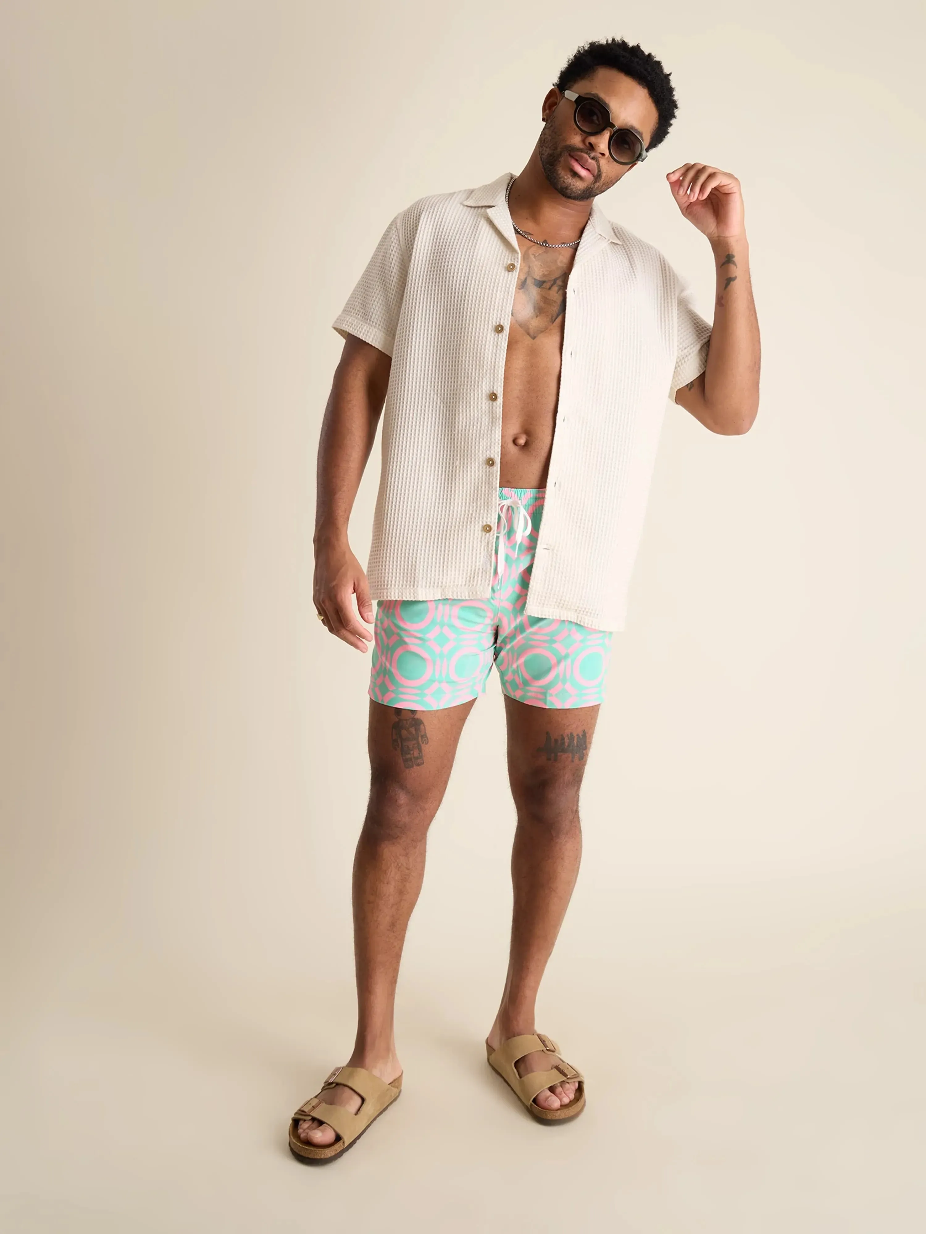 The Mosaics 5.5" (Classic Swim Trunk)