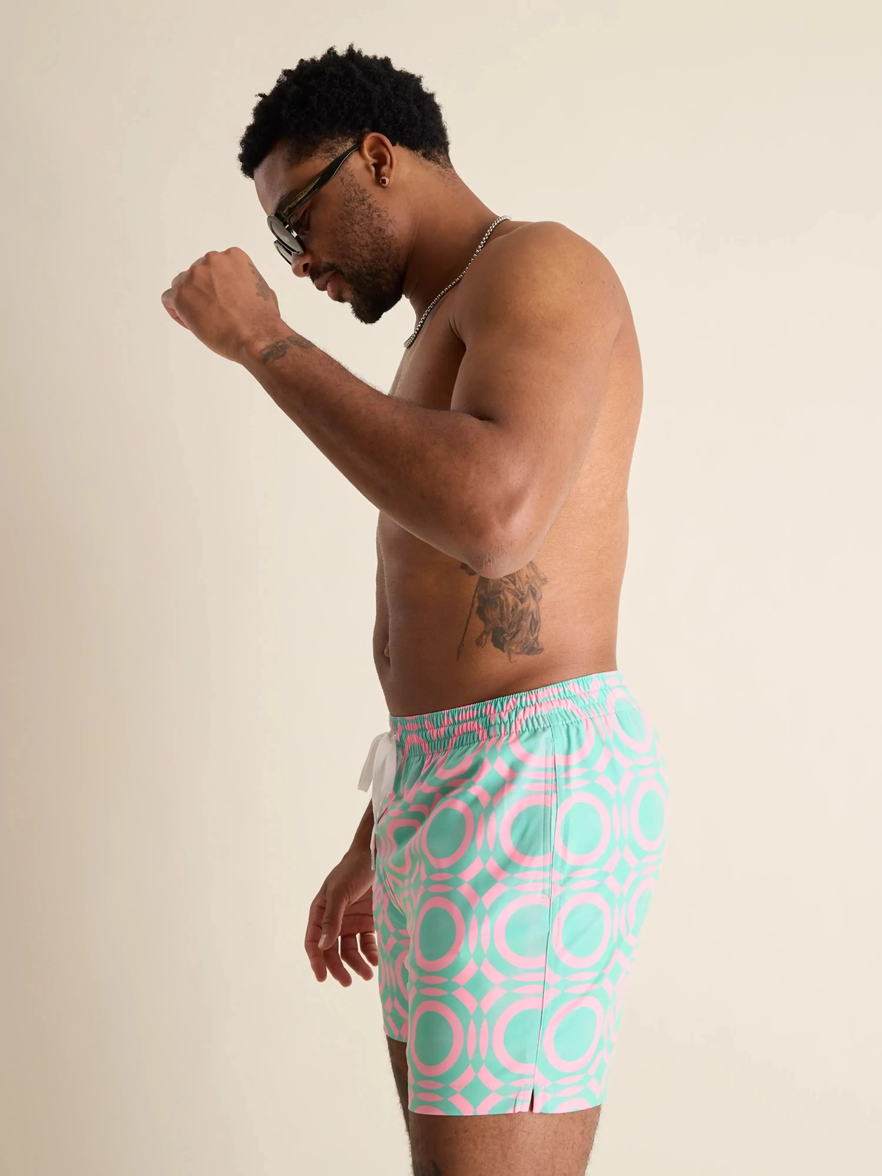 The Mosaics 5.5" (Classic Swim Trunk)