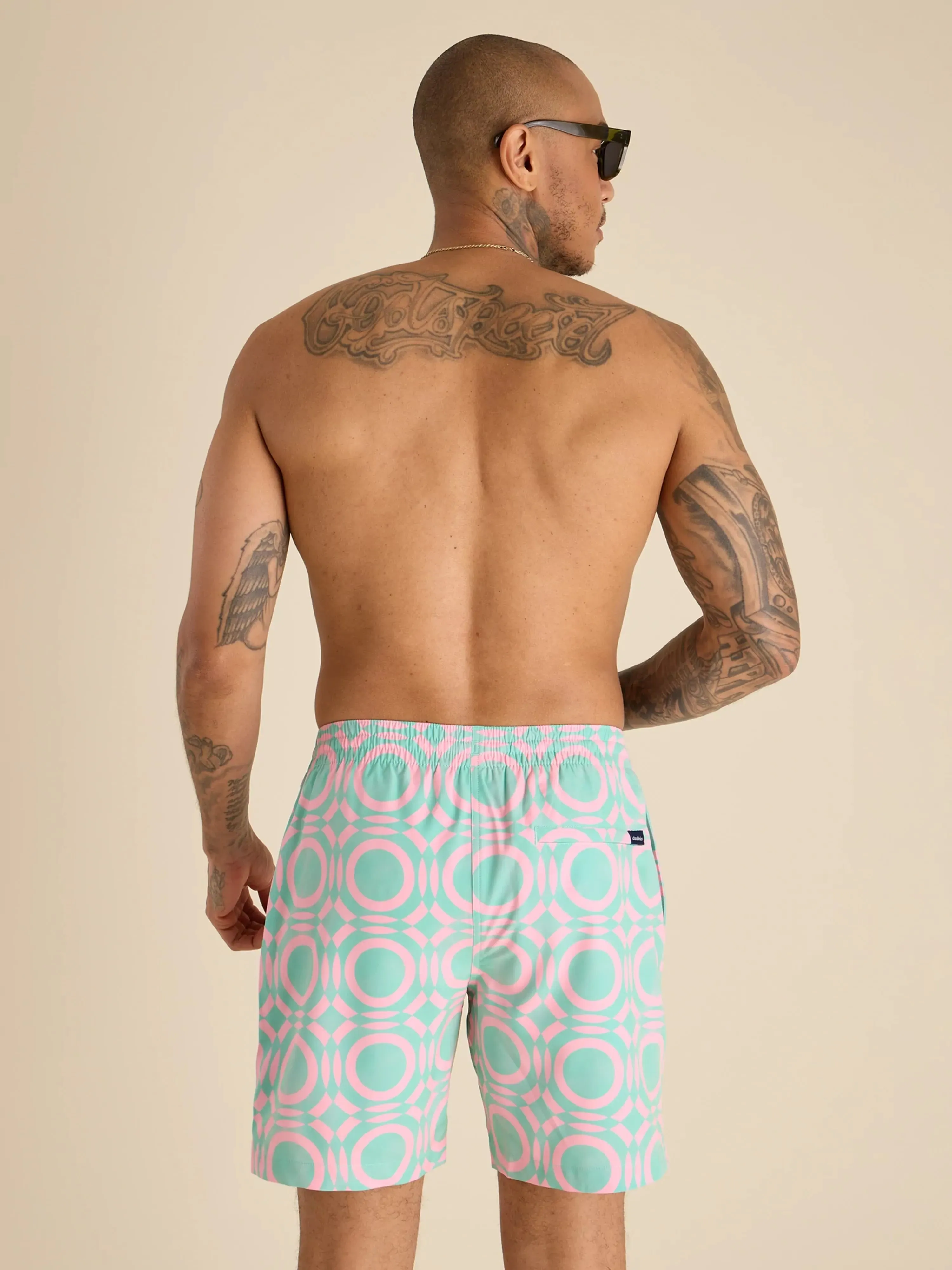 The Mosaics 7" (Classic Lined Swim Trunk)