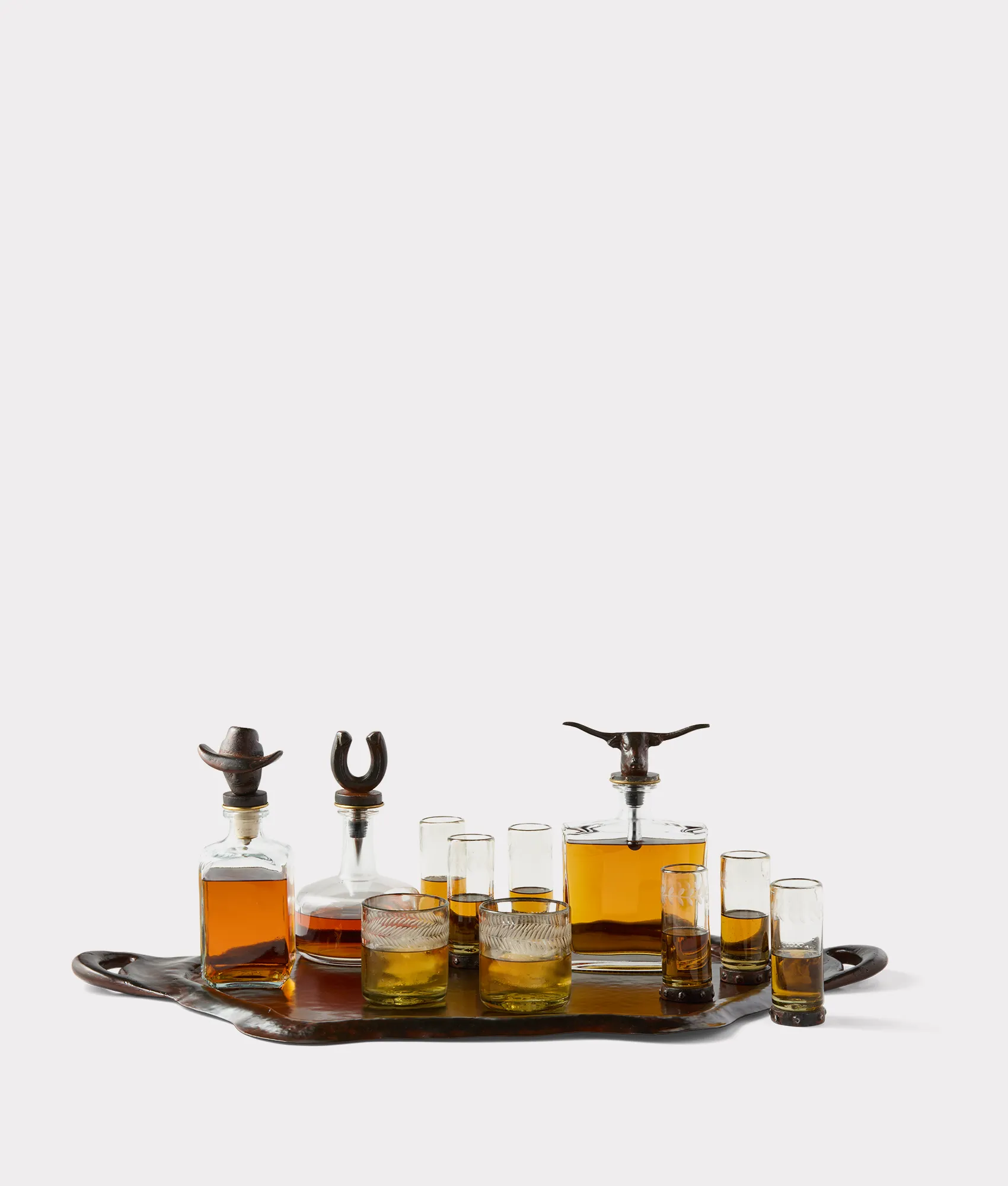 Triple Zackshot Glass :: Clear