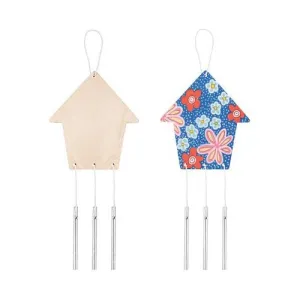 Wooden Garden Wind Chimes House 10s