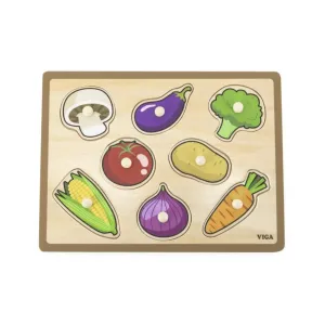 Wooden Vegetable Knob Puzzle